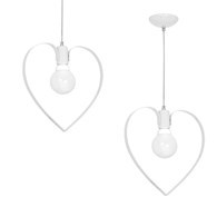 Lampa wisząca AMORE WHITE 1xE27