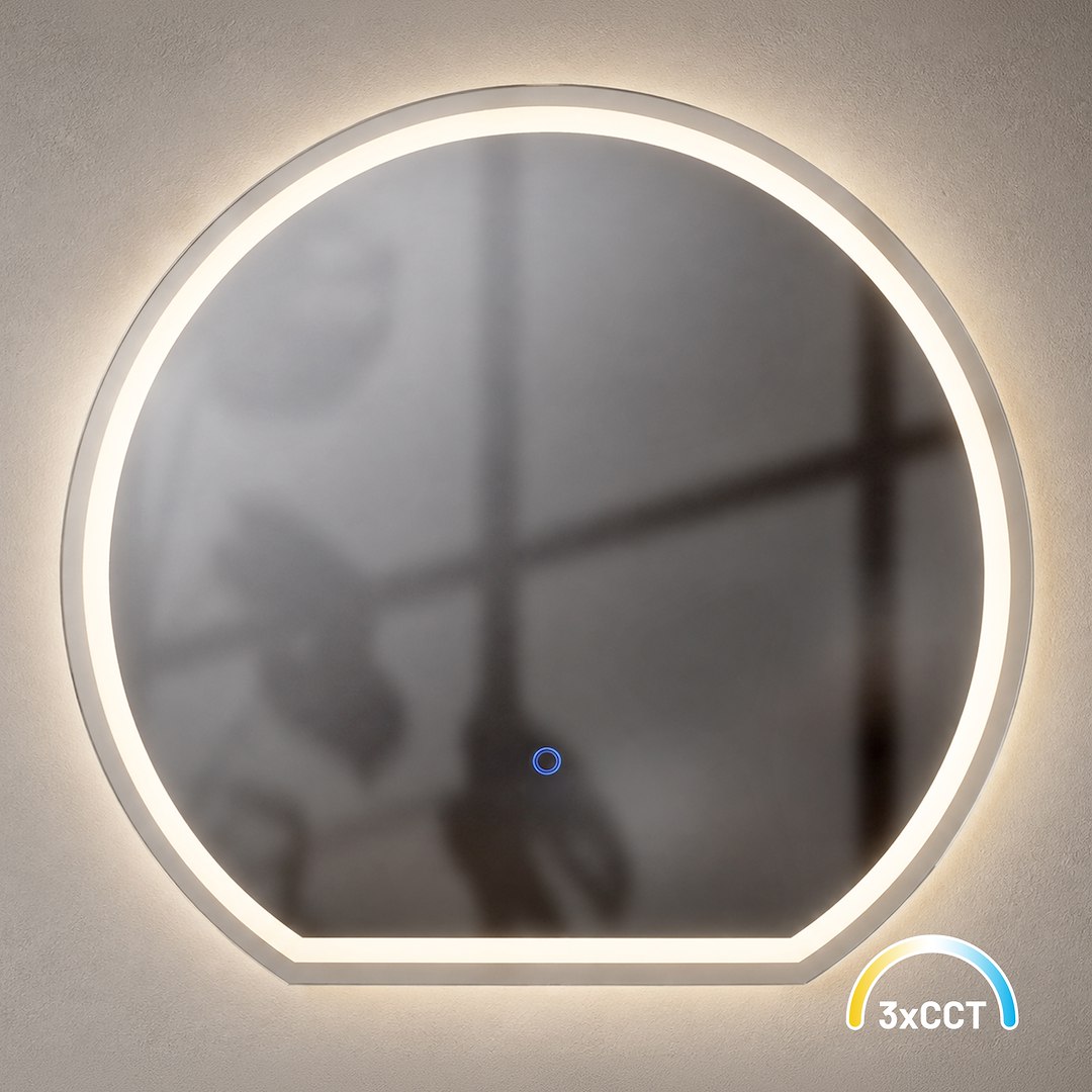 Lustro Laguna 2 600x450mm 16W LED 3000K-4000K-6000K Milagro