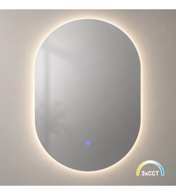 Lustro Belissa 500x700mm 16W LED 3000K-4000K-6000K