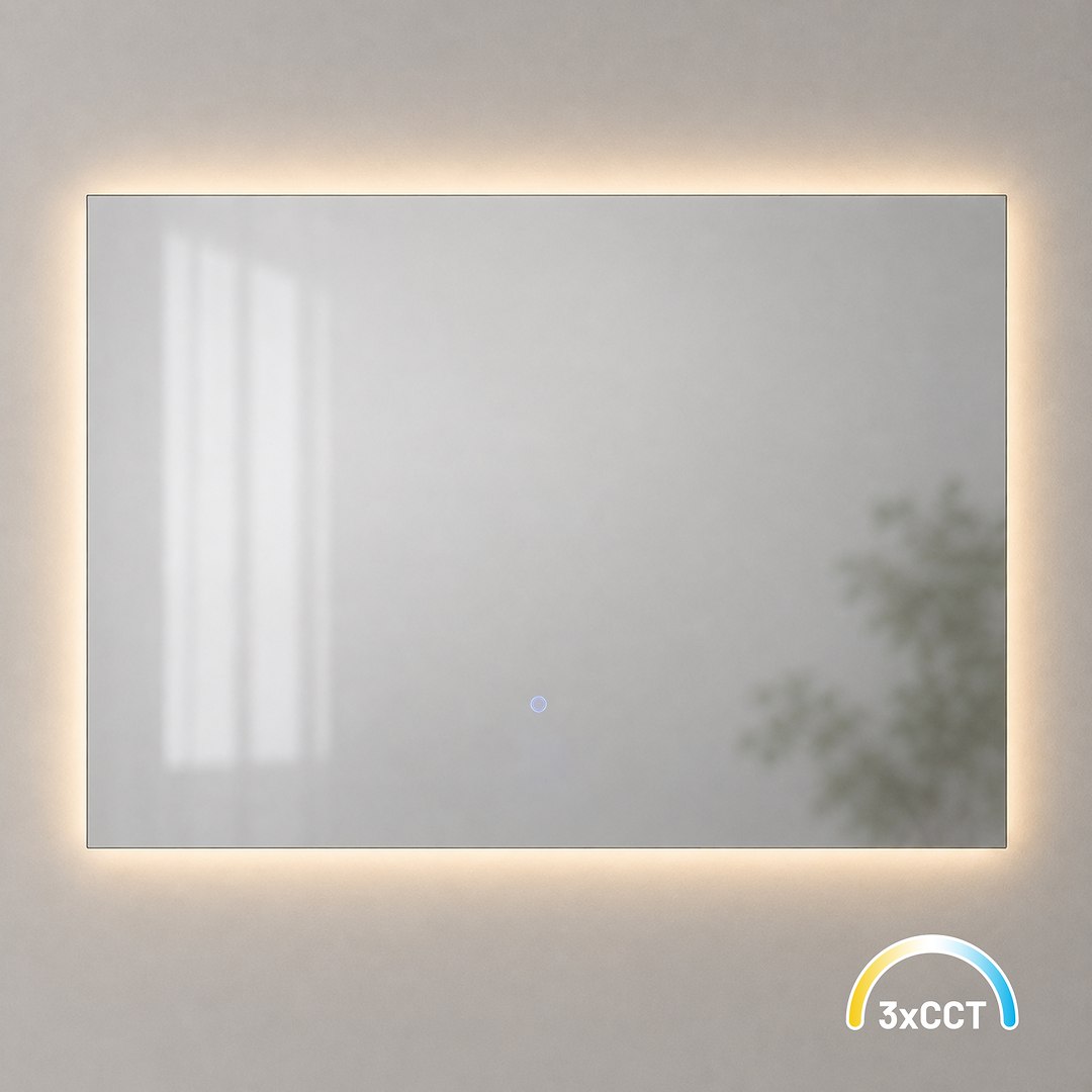 Lustro Wonder 600x800mm 20W LED 3000K-4000K-6000K Milagro