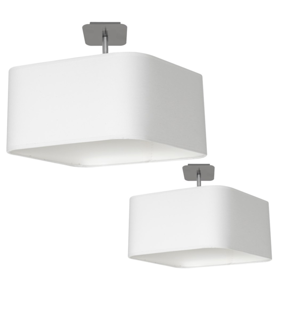 Lampa podsufitowa Napoli 1xE27 Biały / Chrom