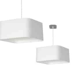 Lampa wisząca Napoli Biały / Chrom 1xE27