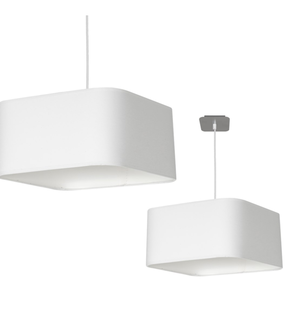 Lampa wisząca Napoli Biały / Chrom 1xE27