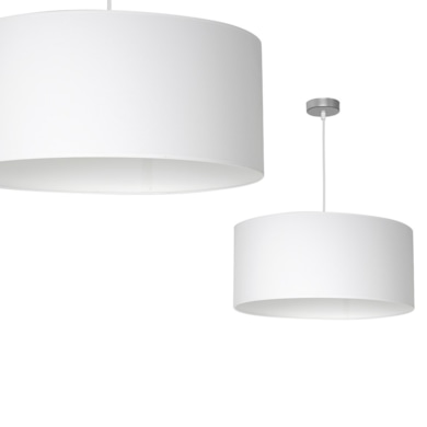 Lampa wisząca Casino Biały / Chrom 1xE27