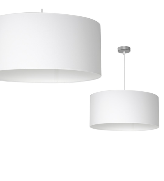 Lampa wisząca Casino Biały / Chrom 1xE27
