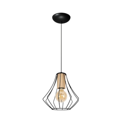 Lampa wisząca WILL BLACK 1XE27