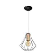 Lampa wisząca WILL BLACK 1XE27