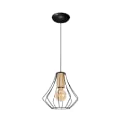 Lampa wisząca WILL BLACK 1XE27