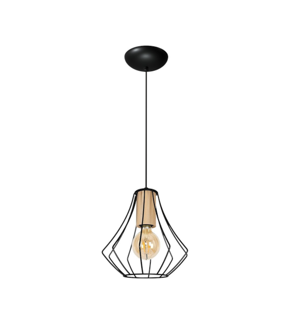 Lampa wisząca WILL BLACK 1XE27