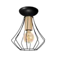 Lampa sufitowa WILL BLACK 1xE27