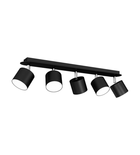 Lampa sufitowa DIXIE BLACK 5xGX53