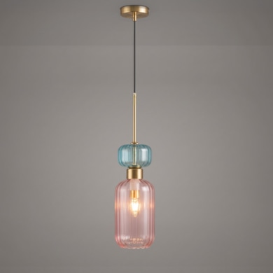 Lampa wisząca MOLLY PINK 1xE14