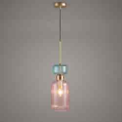 Lampa wisząca MOLLY PINK 1xE14