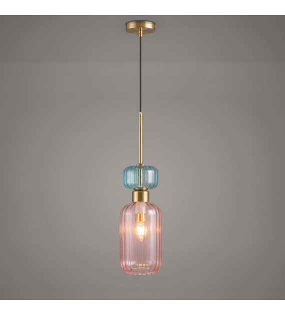Lampa wisząca MOLLY PINK 1xE14
