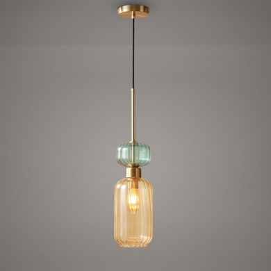 Lampa wisząca MOLLY AMBER 1xE14