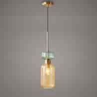 Lampa wisząca MOLLY AMBER 1xE14