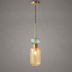 Lampa wisząca MOLLY AMBER 1xE14