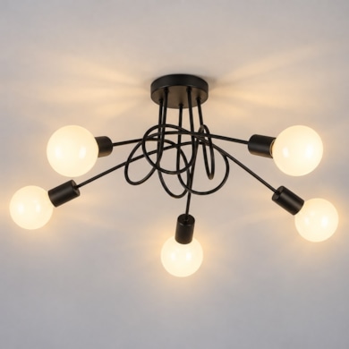 Lampa sufitowa TURBINO 5xE27
