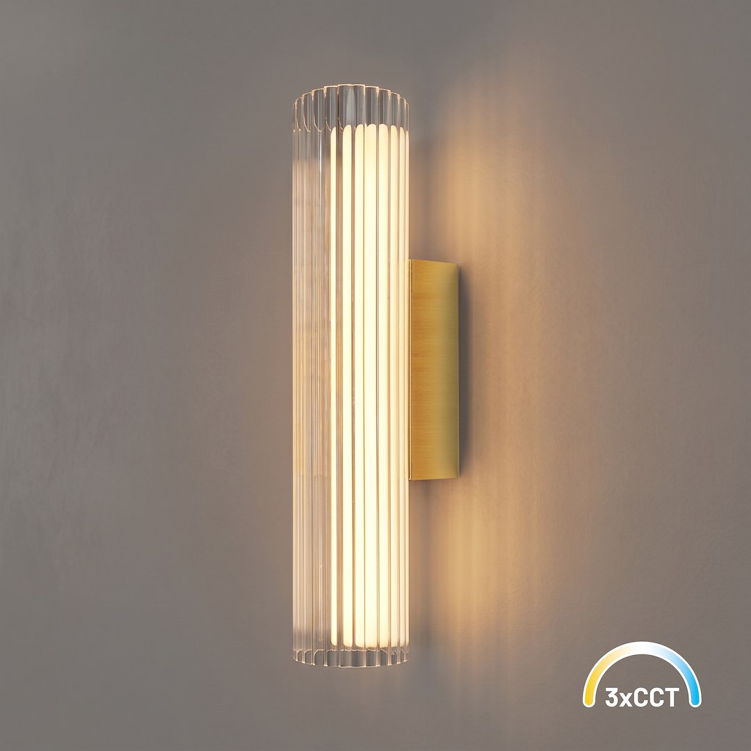 Kinkiet Trivia Gold 6W LED CCT IP44 Milagro