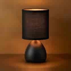 Lampka nocna Sabrina 1xE14 Czarny