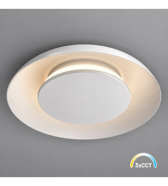 Lampa sufitowa Piattino 15W LED CCT Biały