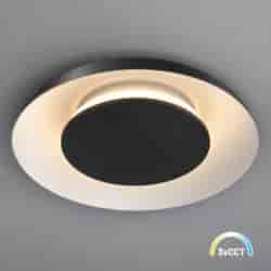 Lampa sufitowa Piattino 15W LED CCT Czarny