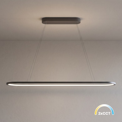 Lampa wisząca Saturno 30W LED CCT Czarny