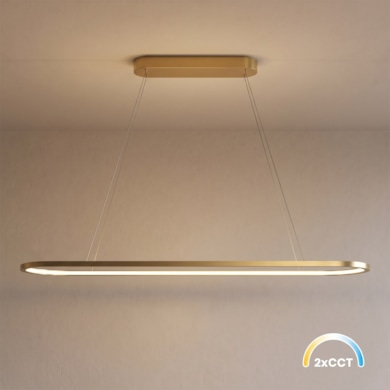 Lampa wisząca Saturno 30W LED CCT Złoty