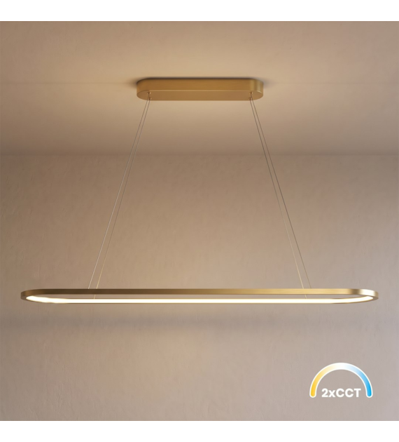 Lampa wisząca Saturno 30W LED CCT Złoty