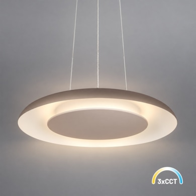 Lampa wisząca Piattino 30W LED CCT Beżowy