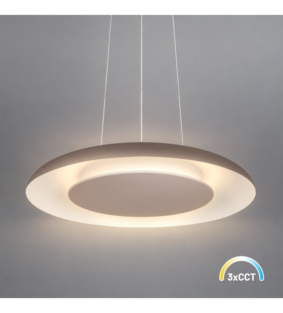 Lampa wisząca Piattino 30W LED CCT Beżowy