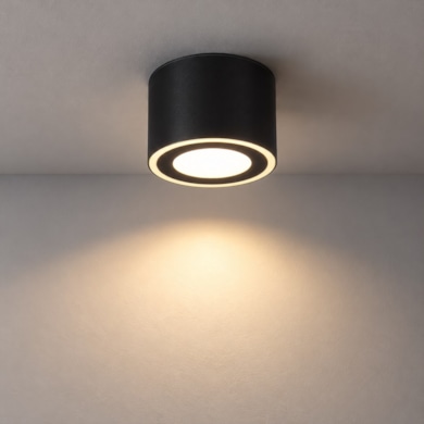 Downlight Ring 1xGx53 IP44 Czarny