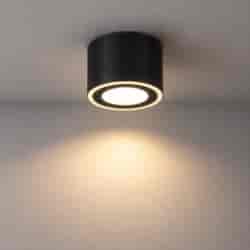 Downlight Ring 1xGx53 IP44 Czarny