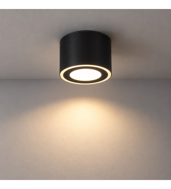 Downlight Ring 1xGx53 IP44 Czarny
