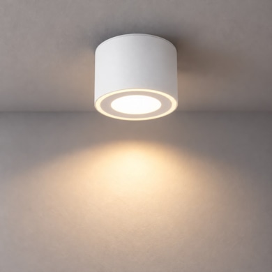 Downlight Ring 1xGx53 IP44 Biały