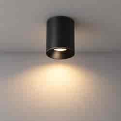 Downlight Tube 1xGU10 IP44 Czarny