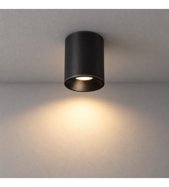 Downlight Tube 1xGU10 IP44 Czarny