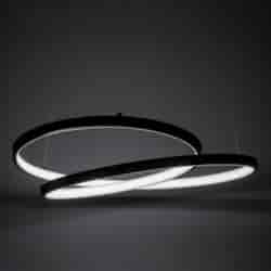 Lampa wisząca LUCERO BLACK 48W LED