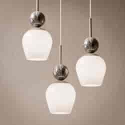 Lampa wisząca Carrara (koło) 3xE14