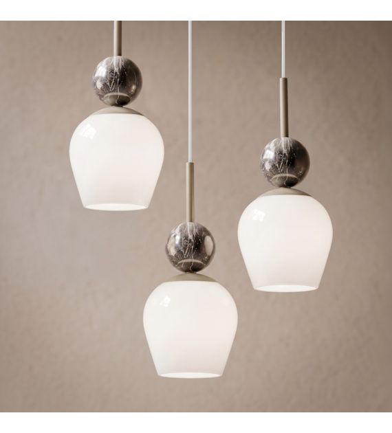 Lampa wisząca Carrara (koło) 3xE14