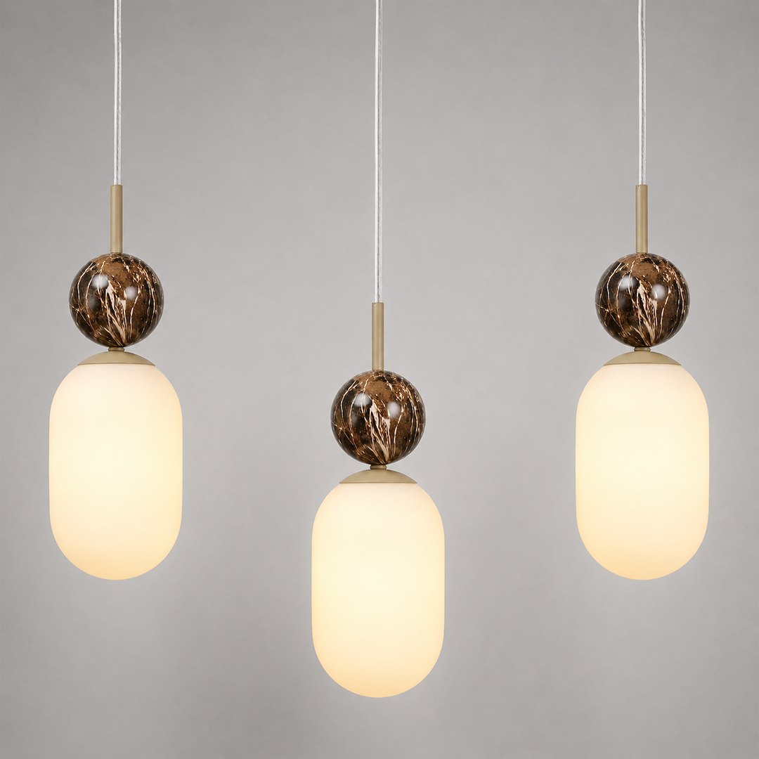Lampa wisząca Crema 3xE14 Milagro