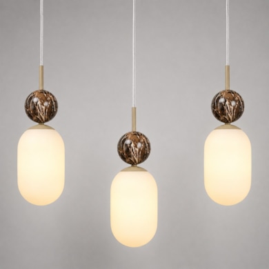 Lampa wisząca Crema 3xE14