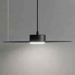 Lampa wisząca PIATTO Czarna 1xGX53 fi 350mm