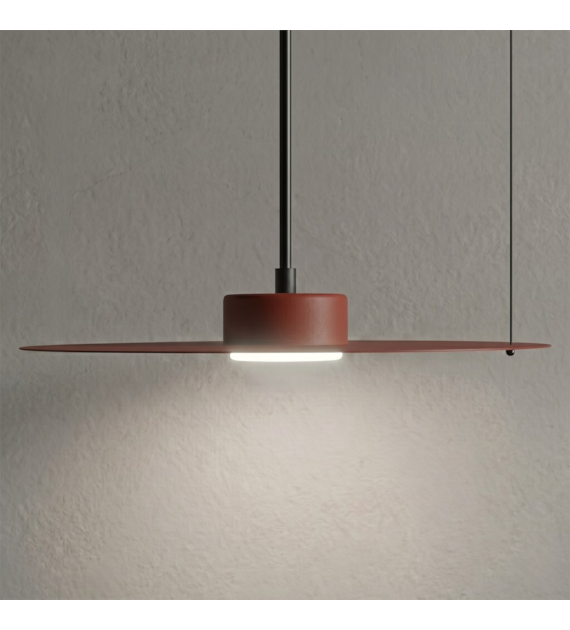 Lampa wisząca PIATTO Burgund 1xGX53 fi 350mm