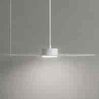 Lampa wisząca PIATTO Biała 1xGX53 fi 450mm