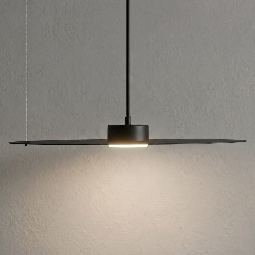Lampa wisząca PIATTO Czarna 1xGX53 fi 450mm Milagro