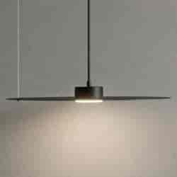 Lampa wisząca PIATTO Czarna 1xGX53 fi 450mm