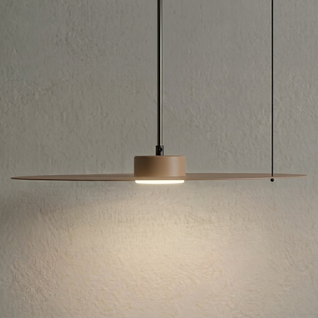 Lampa wisząca PIATTO Taupe 1xGX53 fi 450mm Milagro
