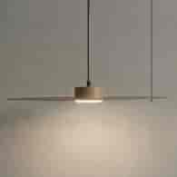 Lampa wisząca PIATTO Taupe 1xGX53 fi 450mm