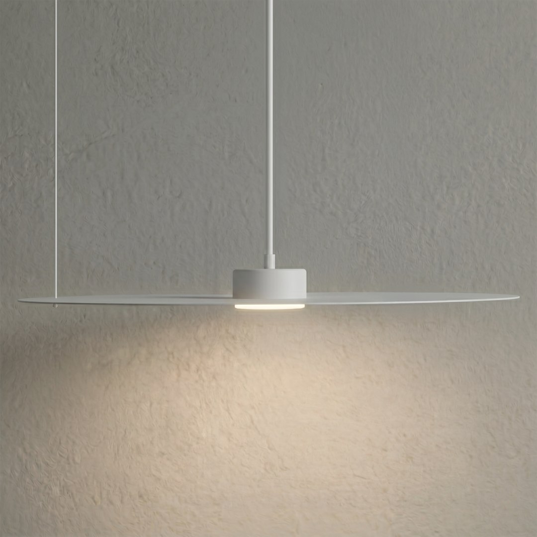 Lampa wisząca PIATTO Biała 1xGX53 fi 550mm Milagro